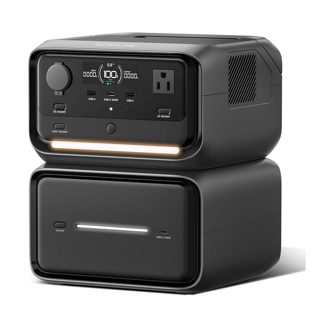 Estación de Energia Portatil Ecoflow RIVER 3 MAX PLUS 600W Potencia 858Wh Capacidad _1