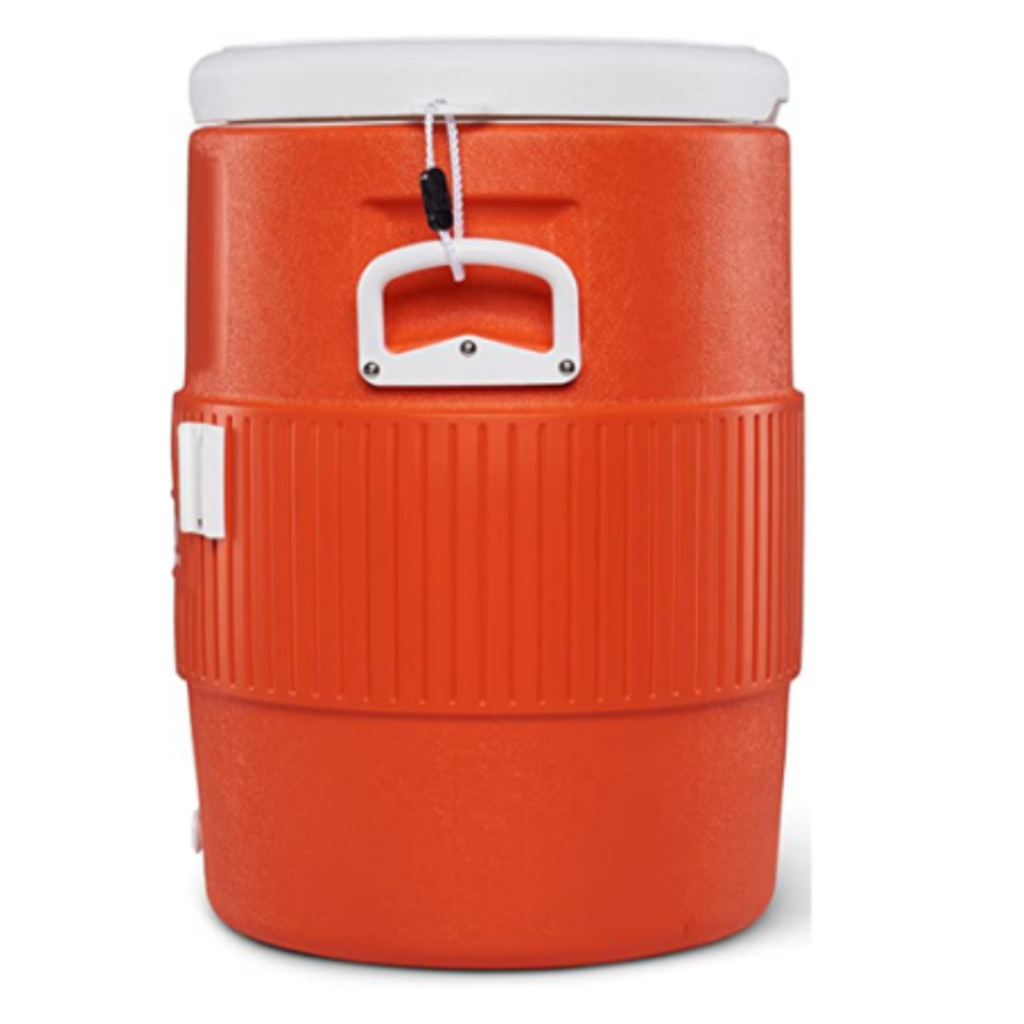 Termo Igloo 10 Galones 37,9 Litros Naranja con Portavasos_3
