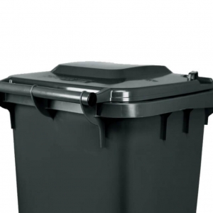 Contenedor de Basura con Ruedas 240 Litros Negro CDR _4