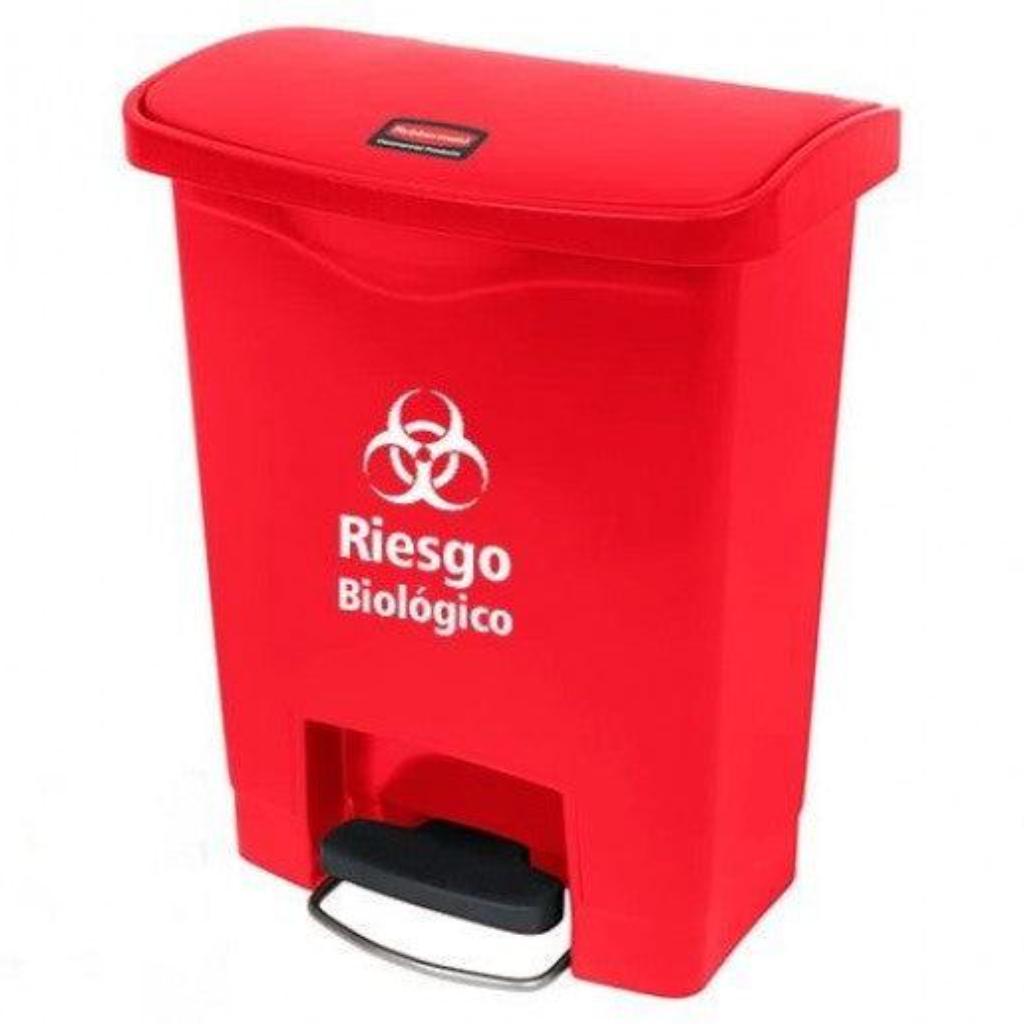 Papelera de Pedal Slim Jim Step-On 30 Litros Roja 1883564_1