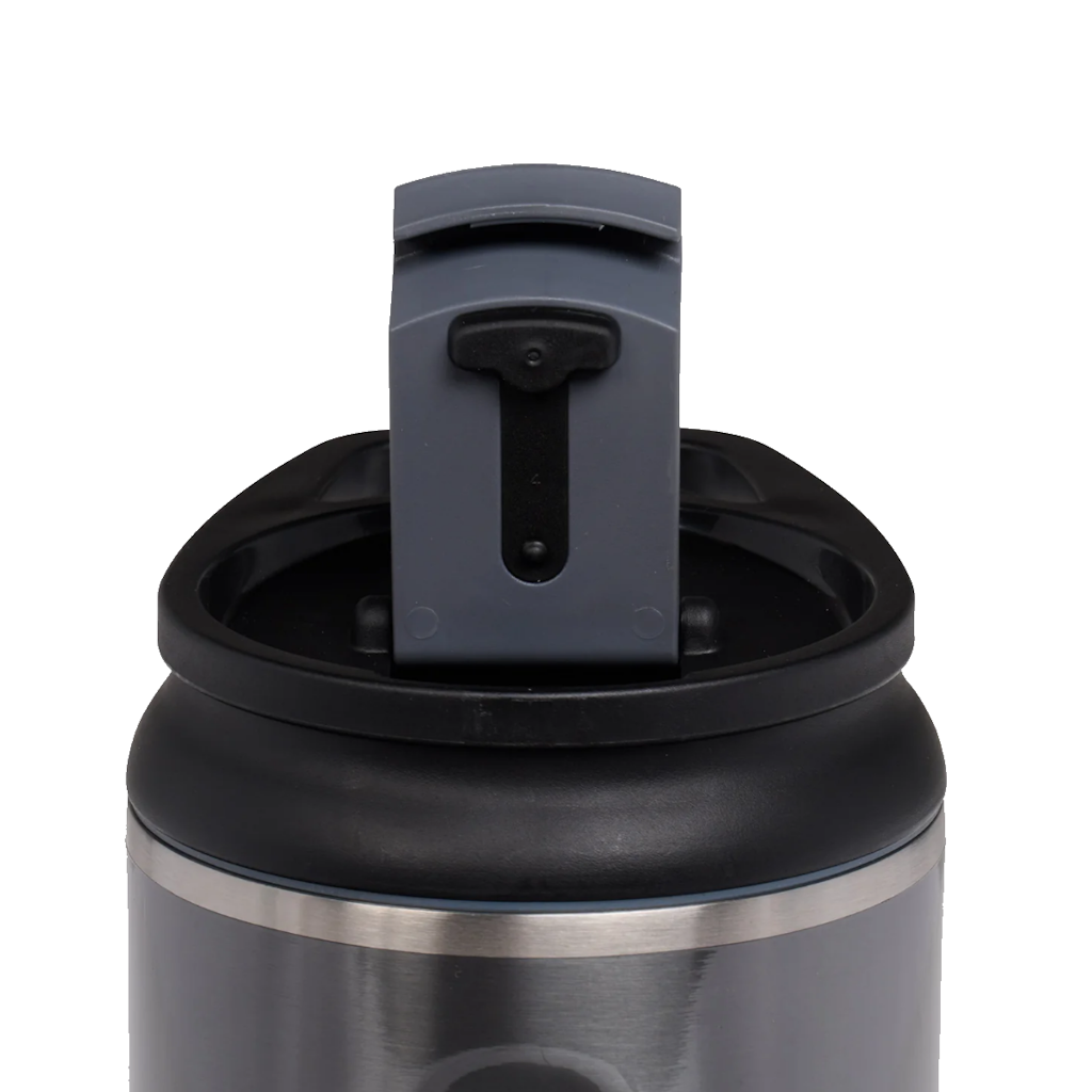 Termo Vaso Flip N Sip 32 Onzas 946 ml Carbonita Acero Inox_8