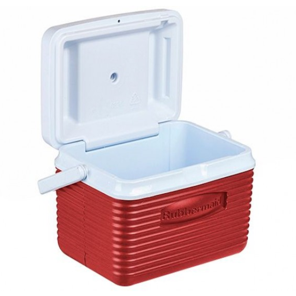 Nevera Plástica Portátil 4.7 Litros (5Qt) Rojo Rubbermaid 2A09RED_3