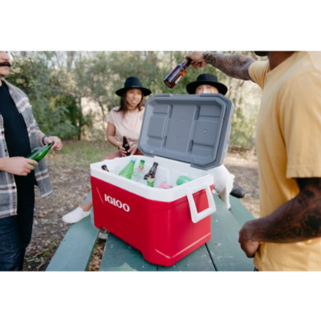 Nevera Plástica Portátil Latitude 49 Litros 52 Qt Rojo Igloo_3