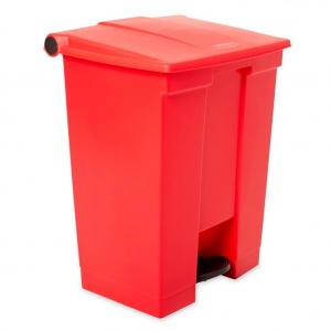 Papelera de Pedal Rubbermaid Legacy 68 Litros (18 Gal) Roja FG614500RED_3