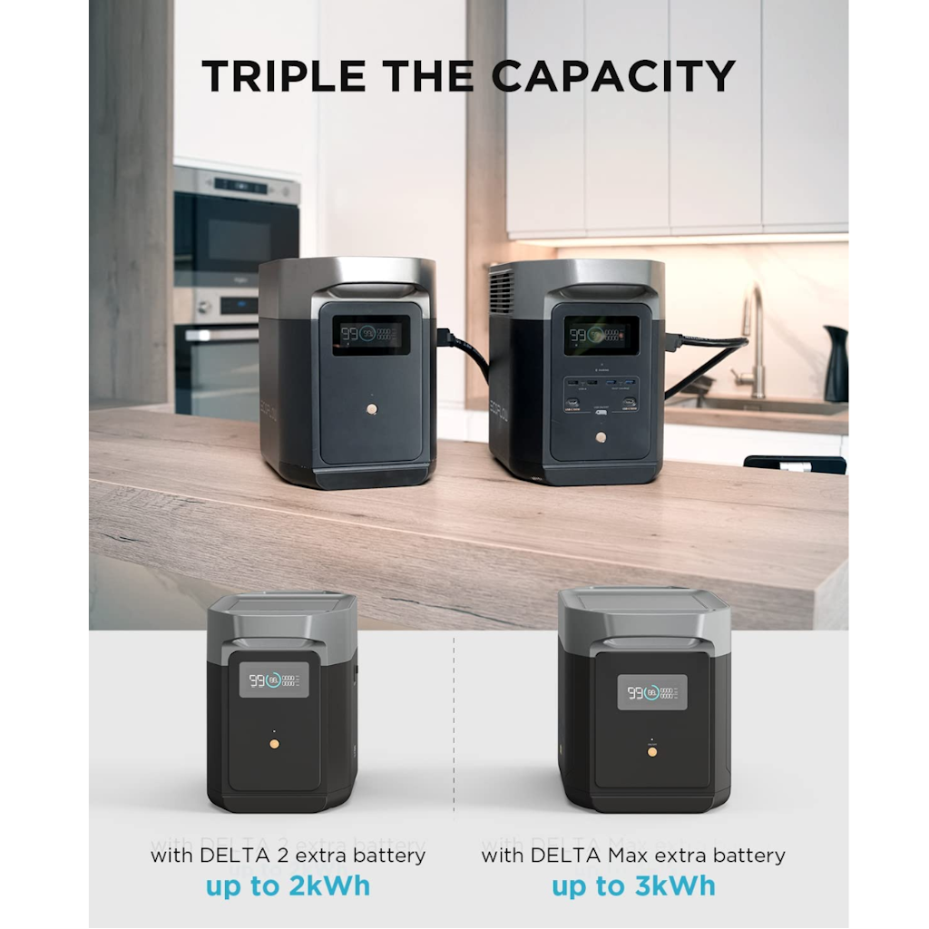 Kit Solar Portátil EcoFlow DELTA 2 1.8 kW + Panel Solar Bifacial 400 W _8