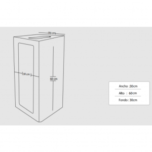 Contenedor Para Baterías Usadas 40 Litros Metalis Onix_5