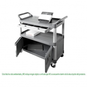 Carro de Instrumentos Xtra® con Puertas Gris FG409400GRAY_3
