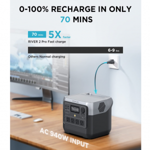 Kit Solar Portátil EcoFlow RIVER 2 PRO 800 W + Panel Solar 220 W Bifacial_9