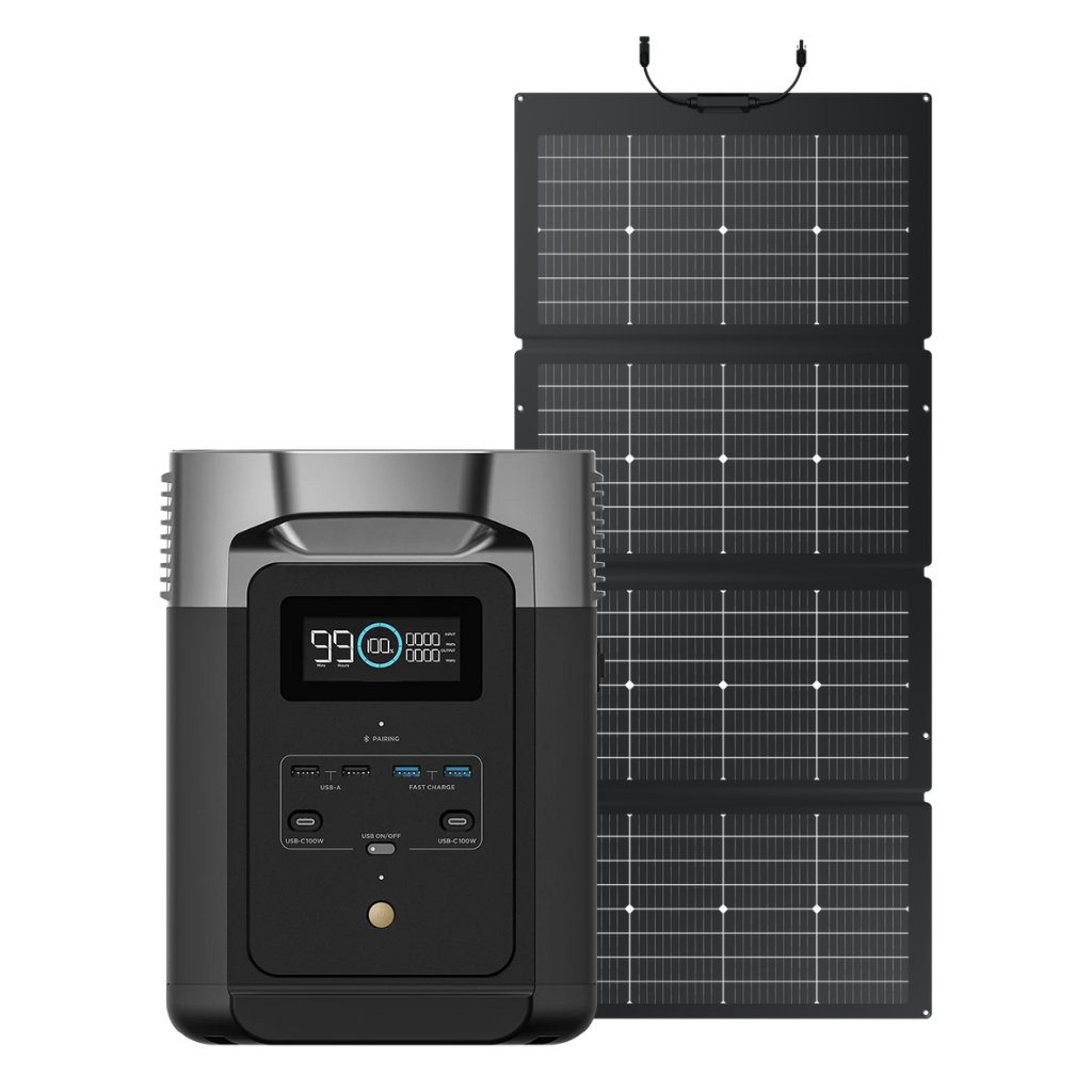 Kit Solar Portátil EcoFlow DELTA 2 1.8 kW + Panel Solar 220 W _1