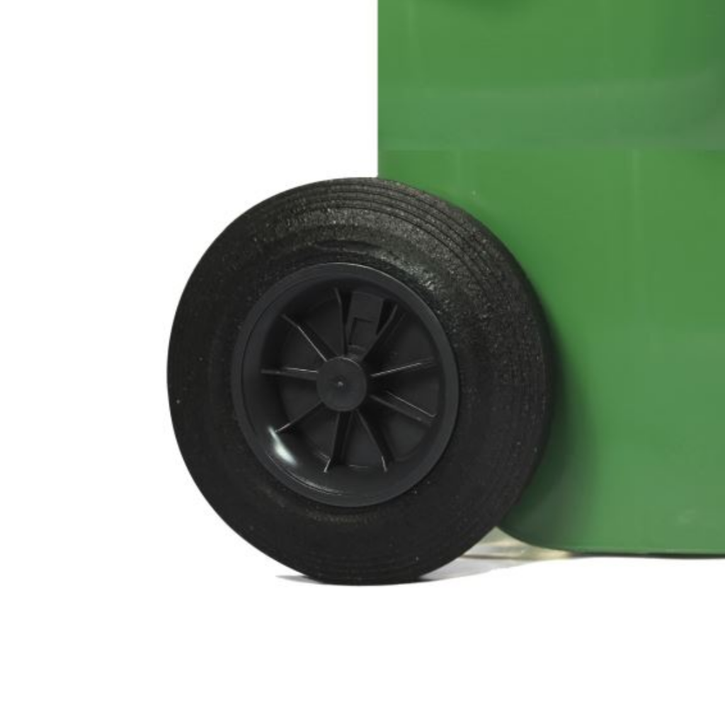 Contenedor de Basura con Ruedas 80 Litros Verde Weber_5