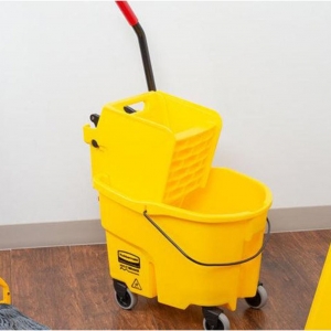 Balde con Escurridor 25 litros Rubbermaid WaveBrake® Amarillo FG748071YEL_3