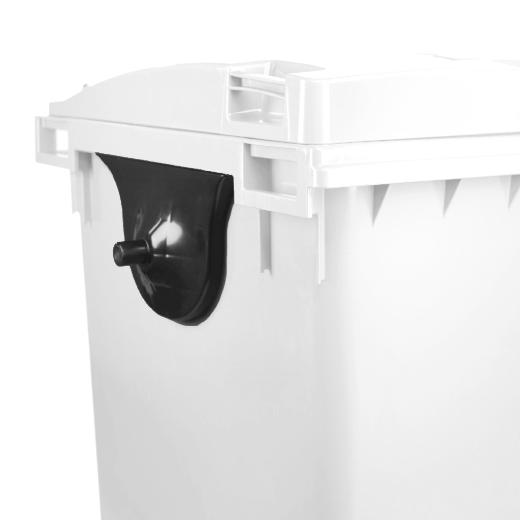 Contenedor de Basura con Ruedas 1100 Litros Blanco CDR_5