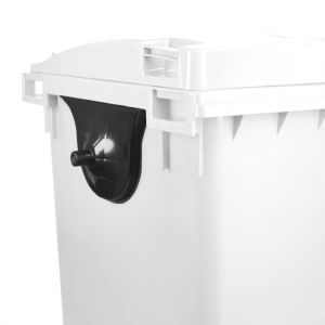 Contenedor de Basura con Ruedas 1100 Litros Blanco CDR_5