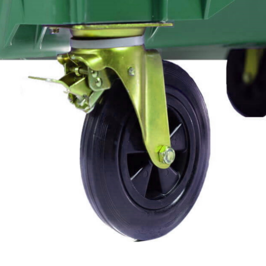 Contenedor de Basura con Ruedas 660 Litros Verde CDR_5