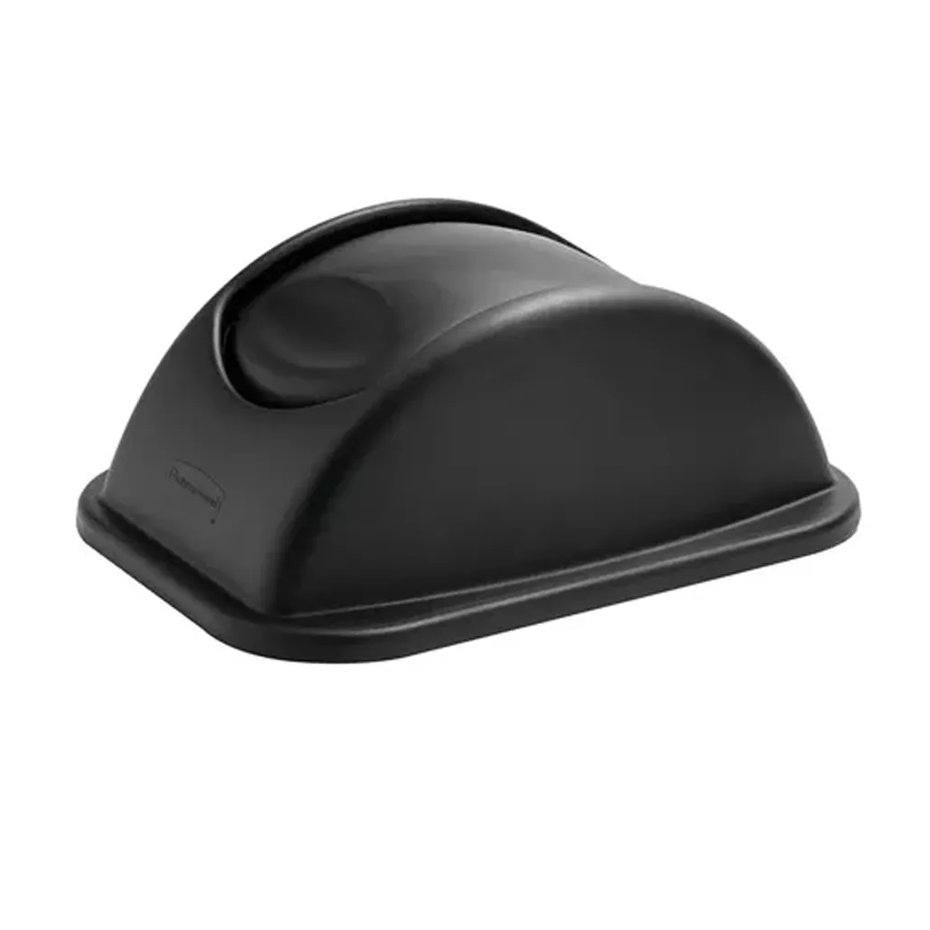Tapa para Papelera Rectangular Mediana 26.6 Lt Negro Rubbermaid FG306600BLA_2