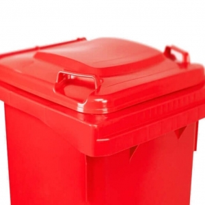 Contenedor de Basura con Ruedas 120 Litros Rojo CDR_3