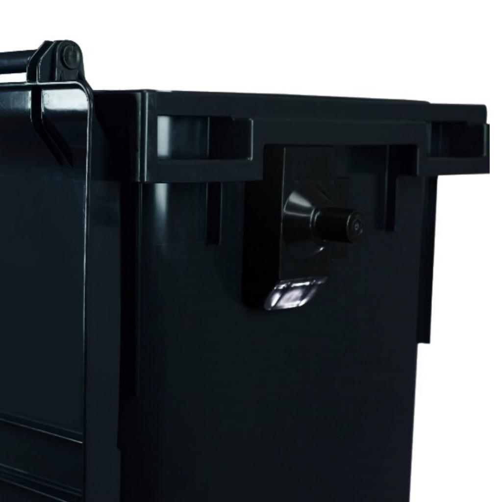 Contenedor de Basura con Ruedas 660 Litros Negro CDR_6