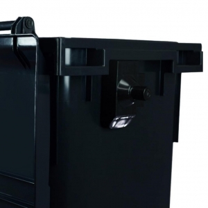 Contenedor de Basura con Ruedas 660 Litros Negro CDR_6