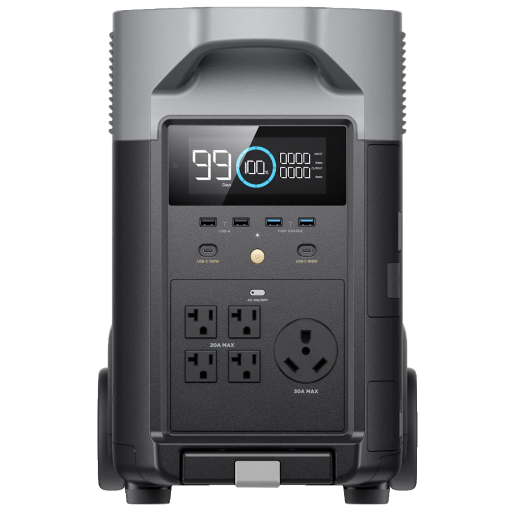 Kit Solar Portátil EcoFlow DELTA PRO 3600 W+ Panel Solar Bifacial 400 W _3