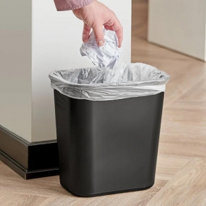 Papelera Tipo Escritorio 13 Litros Negro Sin Tapa FG295500BLA_3