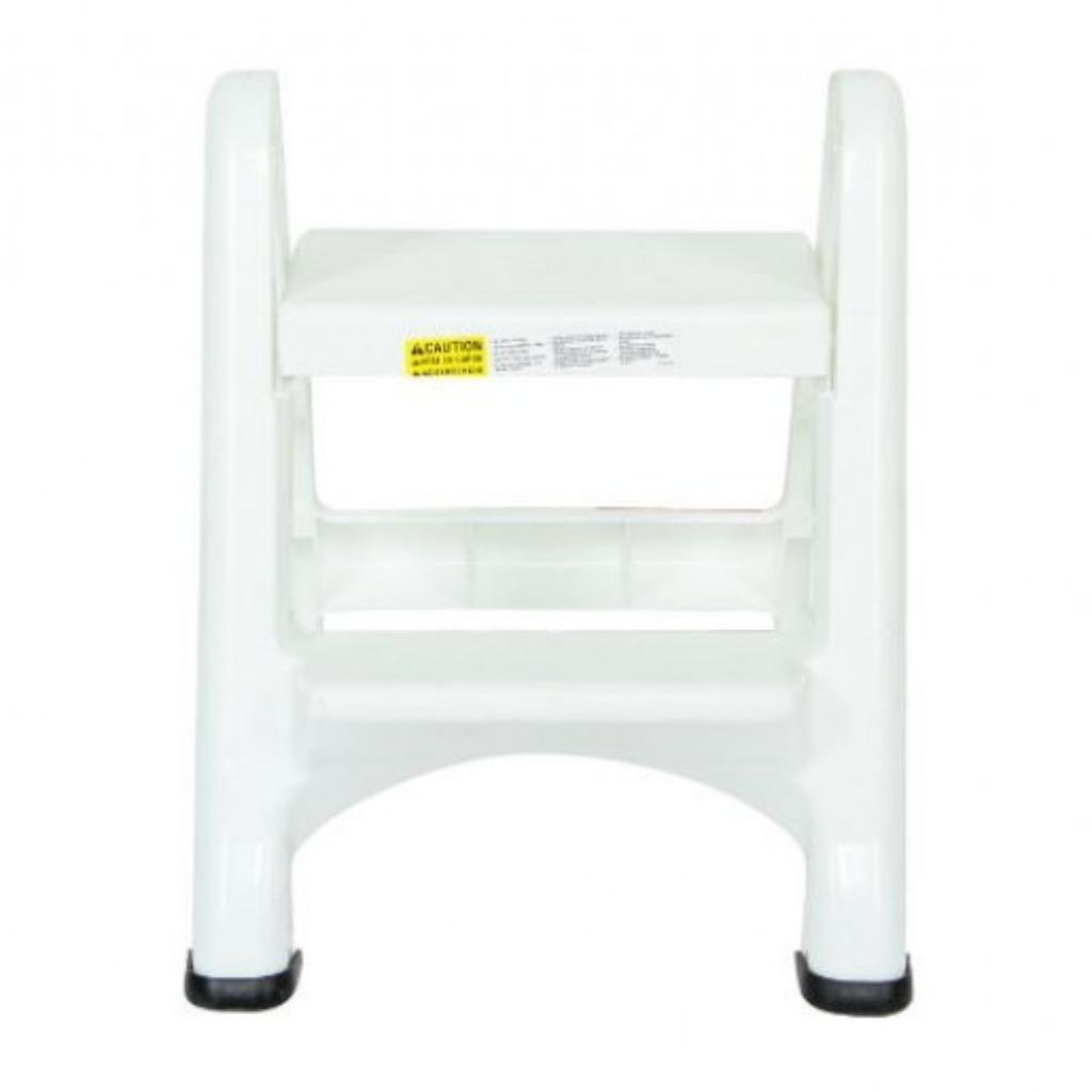 Escalera de Dos Pasos Plegable Blanca FG420903WHT_3