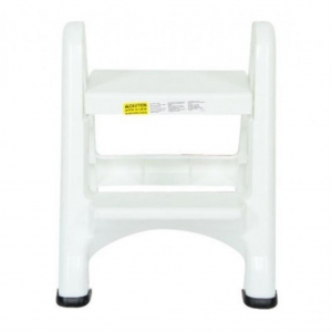 Escalera de Dos Pasos Plegable Blanca FG420903WHT_3