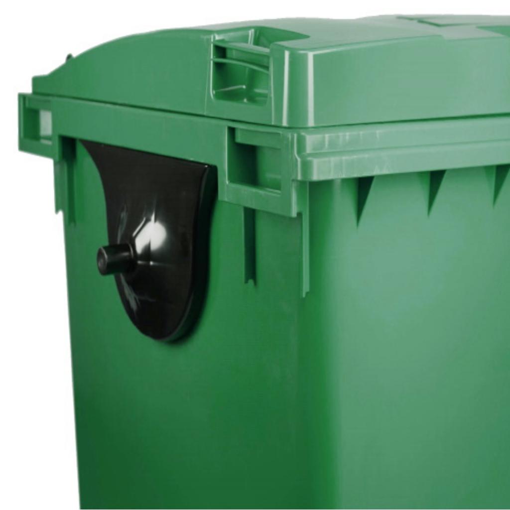Contenedor de Basura con Ruedas 1100 Litros Verde CDR_2