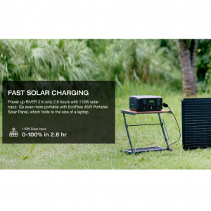Estación de Energía Portátil EcoFlow RIVER 3 UPS 300W Potencia - 245Wh Capacidad_9