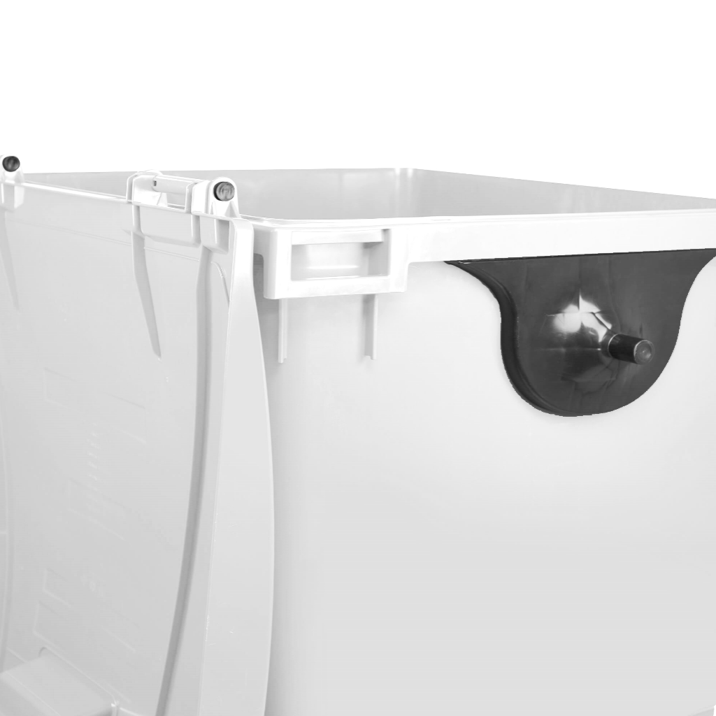 Contenedor de Basura con Ruedas 1100 Litros Blanco CDR_4