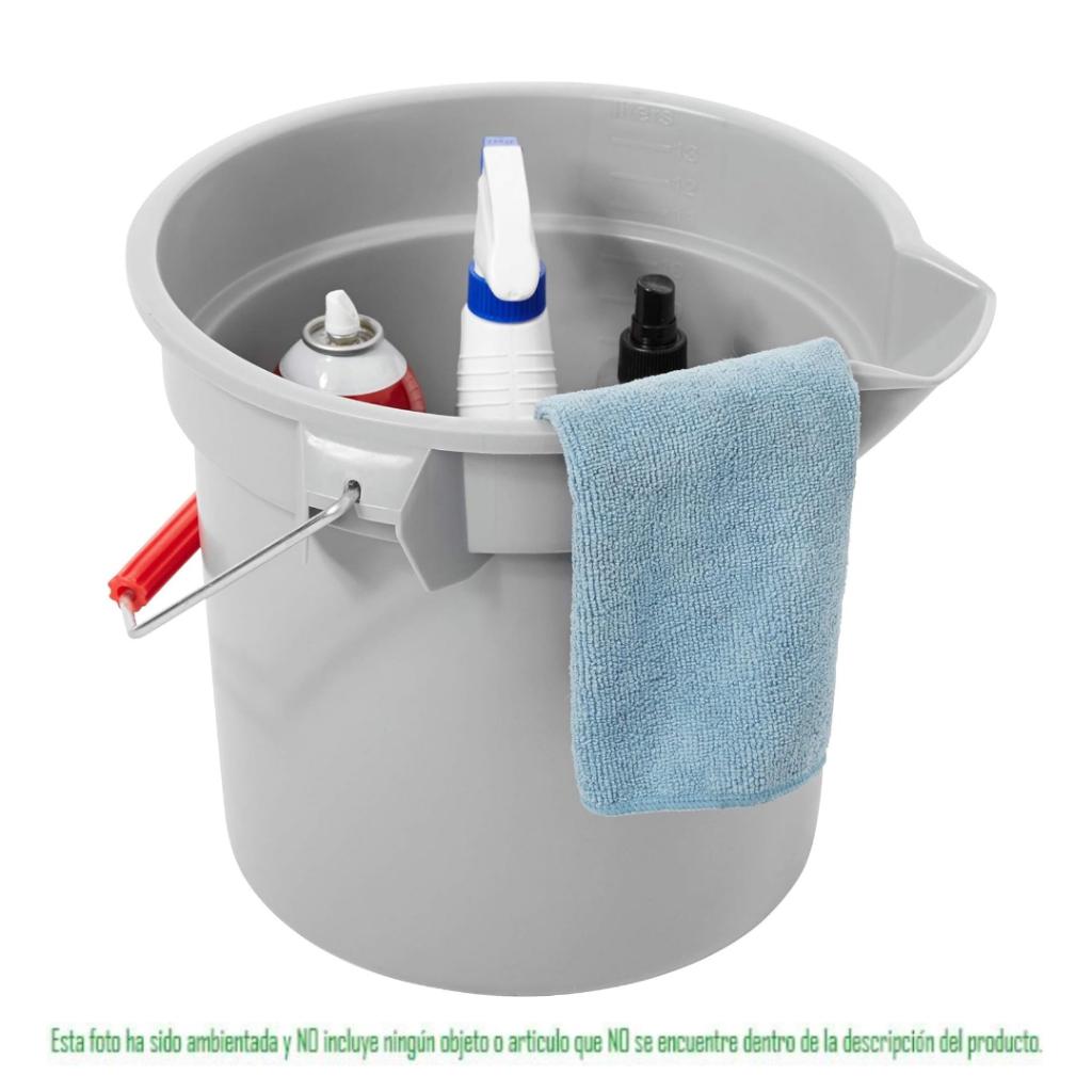 Balde 13.2 Litros Trabajo Pesado BRUTE ® Gris FG261400GRAY_5