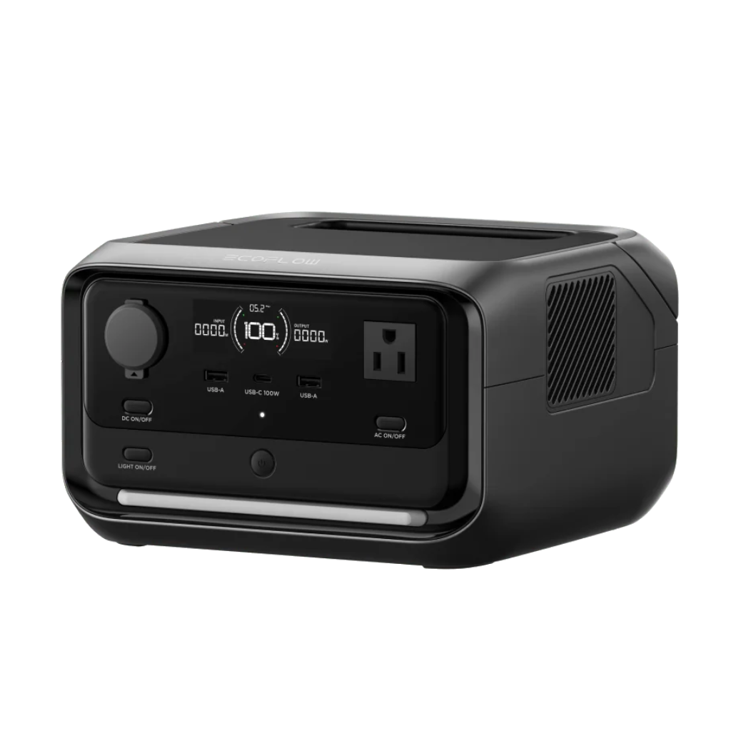 Estación de Energia Portatil Ecoflow RIVER 3 PLUS 600W Potencia 286Wh Capacidad_1