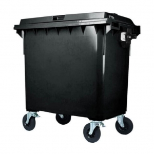 Contenedor de Basura con ruedas 770 Litros Negro CDR_1