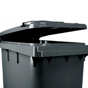 Contenedor de Basura con Ruedas 240 Litros Negro CDR _2