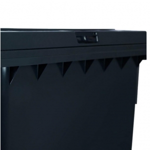Contenedor de Basura con Ruedas 660 Litros Negro CDR_4