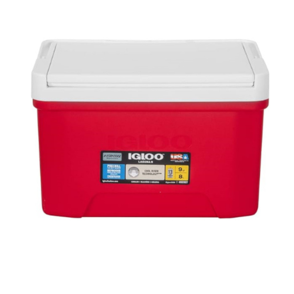Nevera Plastica Portatil Laguna 8 Litros 9 Qt Rojo Igloo_7