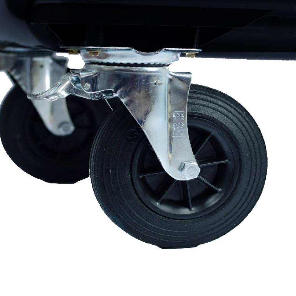 Contenedor de Basura con Ruedas 1100 Litros Negro CDR_3