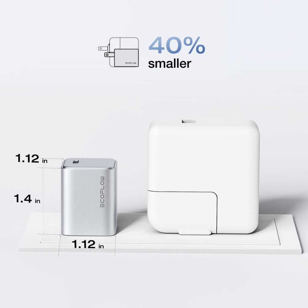 Cargador GaN EcoFlow Carga Rapida 20 W USB-C_5