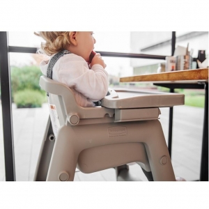 Silla Comedor Bebé Rubbermaid Sin Ruedas Gris Gratis Bandeja FG781408PLAT_10