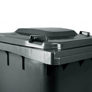 Contenedor de Basura con Ruedas 240 Litros Negro CDR _3