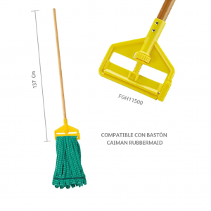 Trapero de microfibra Verde Rubbermaid FGT81206GR00_5