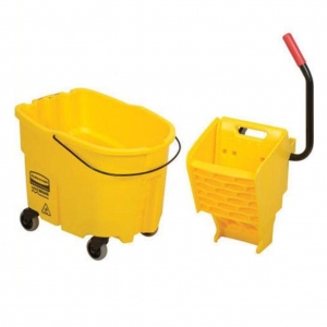 Balde con Escurridor 25 litros Rubbermaid WaveBrake® Amarillo FG748071YEL_1
