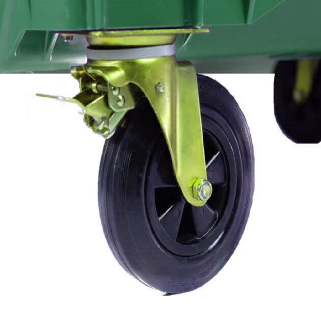 Contenedor de Basura con Ruedas 1100 Litros Verde CDR_5