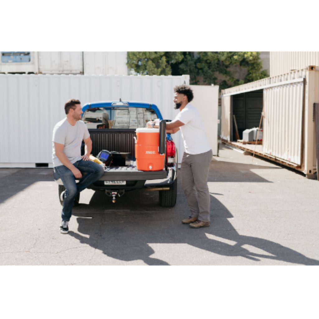 Termo Igloo 10 Galones 37,9 Litros Naranja con Portavasos_9