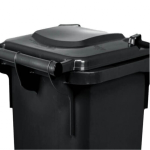 Contenedor de Basura con Ruedas 120 Litros Negro CDR_5