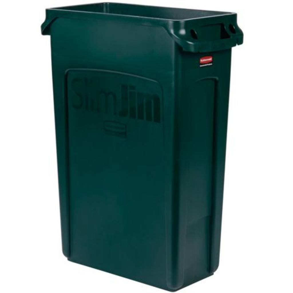Contenedor Slim Jim® 87 litros Verde 1956186_1