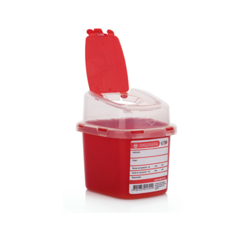 Recipiente Residuos Cortopunzantes 0.5 Litros Estra 4-1008527_1