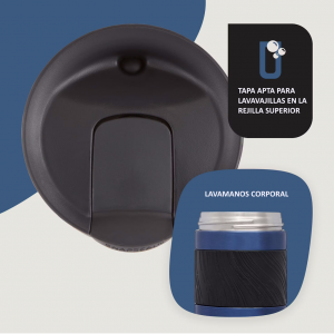 Vaso Termo Contigo Snapseal Byron 24 Oz 710ml Blueberry Azul_7