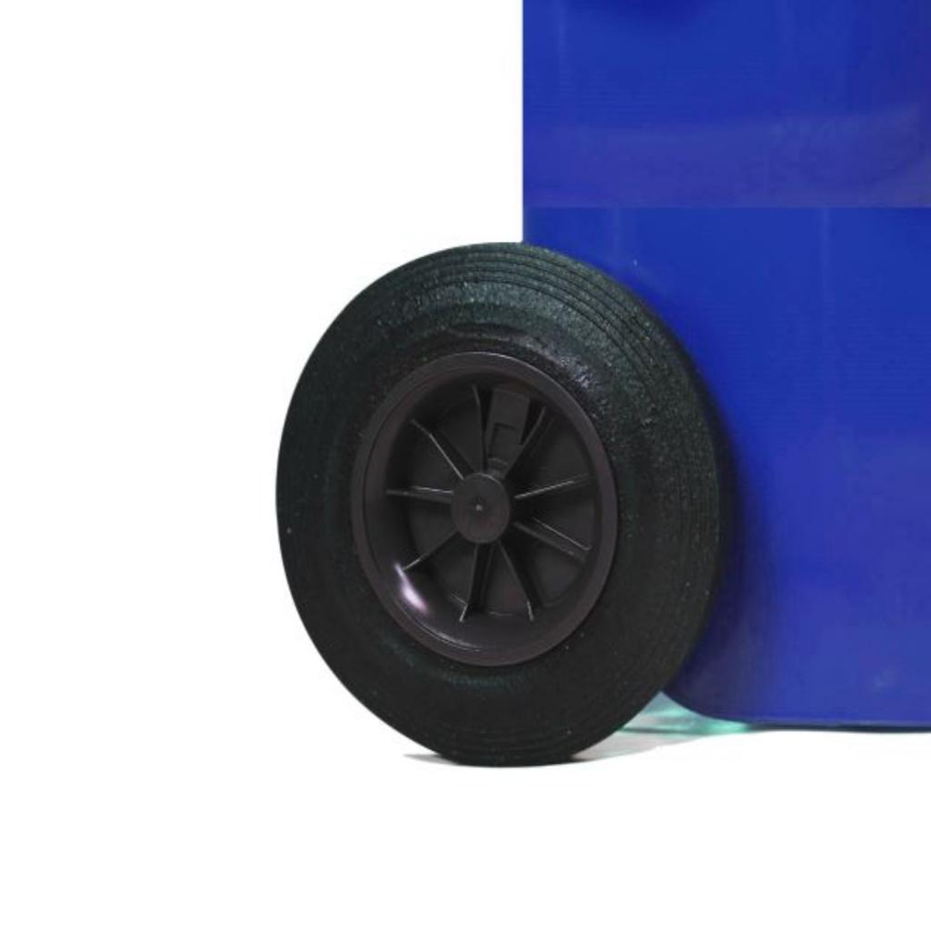 Contenedor de Basura con Ruedas 80 Litros Azul Weber_5