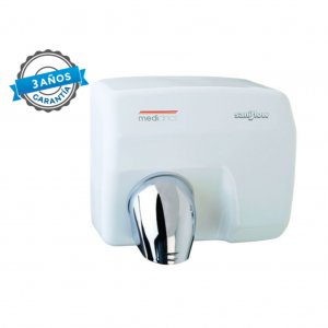 Secador de Manos Automático Carcasa Acero con Acabado Blanco Mediclinics Saniflow E88A_1