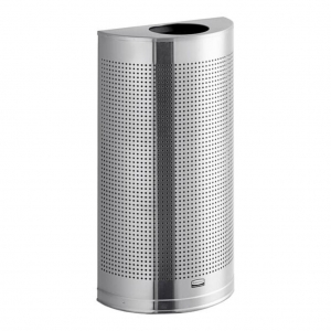 Contenedor Acero Inoxidable Texturizado Media Luna 45 Litros FGSH12SSPL _1